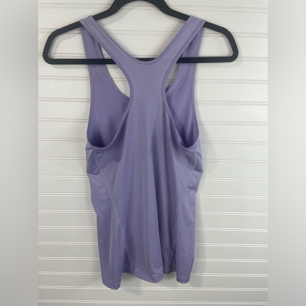 Nike Lavender Athletic Racerback Mesh Fitted Tank Top Medium Women’s EUC - Picture 7 of 8